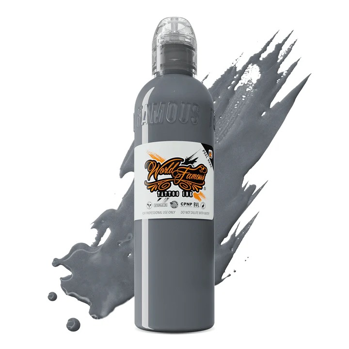 Battleship Grey -World Famous Tattoo Ink 15ml